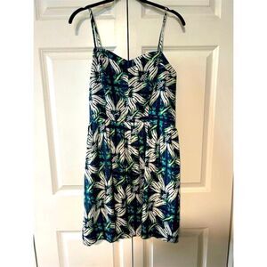 Gap Women's Tropical Print Sundress Size 10 Multicolor Casual Short